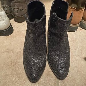 Glitter booties